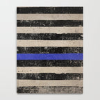 Thin Blue Line Police Flag First Responder USA Hero Notebook Gallery Image 4