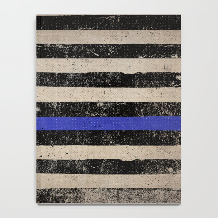Thin Blue Line Police Flag First Responder USA Hero Notebook Gallery Image 4