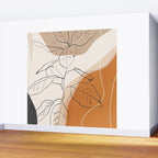 Minimal Plant Abstract Art Wall Mural Gallery Image 2