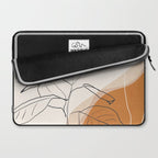 Minimal Plant Abstract Art Laptop Sleeve Gallery Image 2