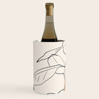 Minimal Plant Abstract Art Wine Chiller Gallery Image 2