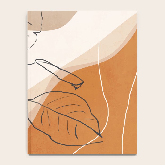 Minimal Plant Abstract Art Notebook Gallery Image 4