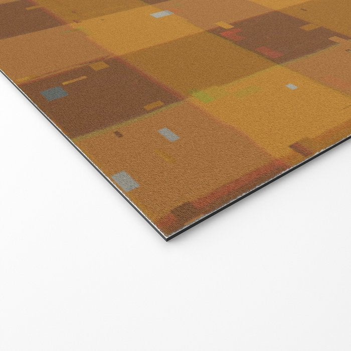 Golden gingham Welcome Mat Gallery Image 2