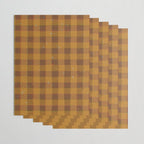 Golden gingham Wrapping Paper Gallery Image 3