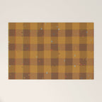 Golden gingham Welcome Mat Gallery Image 1