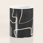 Minimal Abstract Line Art 8 Coffee Mug Gallery Image 4