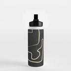 Minimal Abstract Line Art 8 Water Bottle Gallery Image 2