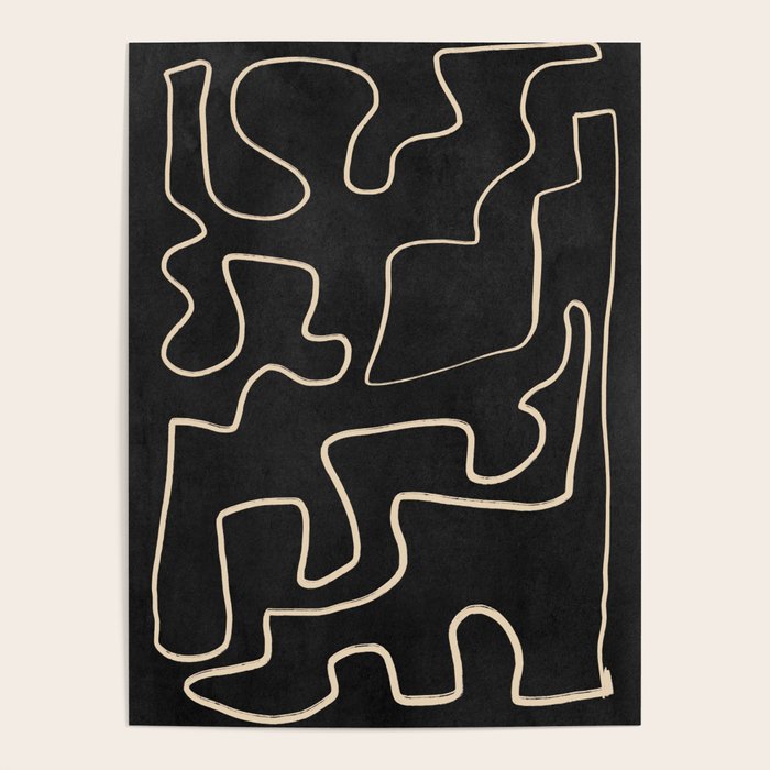 Minimal Abstract Line Art 8 Poster Gallery Image 1