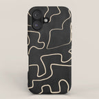 Minimal Abstract Line Art 8 iPhone Case Gallery Image 1