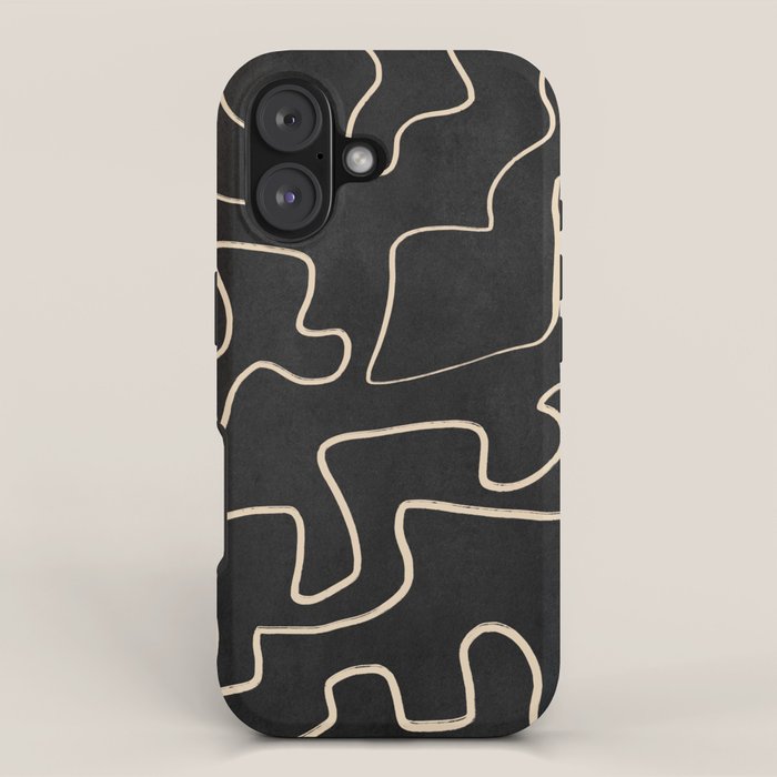 Minimal Abstract Line Art 8 iPhone Case Gallery Image 1