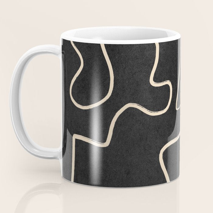 Minimal Abstract Line Art 8 Coffee Mug Gallery Image 3