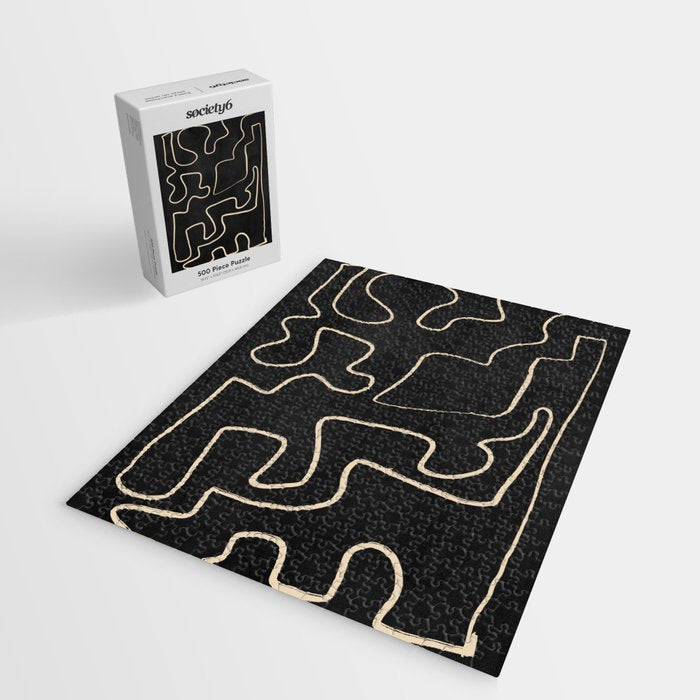 Minimal Abstract Line Art 8 Jigsaw Puzzle Gallery Image 2