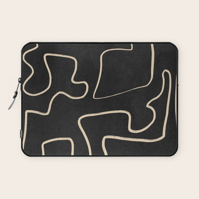 Minimal Abstract Line Art 8 Laptop Sleeve Gallery Image 1