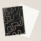 Minimal Abstract Line Art 8 Stationery Card Gallery Image 2
