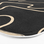 Minimal Abstract Line Art 8 Bath Mat Gallery Image 3
