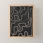 Minimal Abstract Line Art 8 Mini Art Print Gallery Image 1