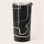 Minimal Abstract Line Art 8 Travel Mug Gallery Image 2
