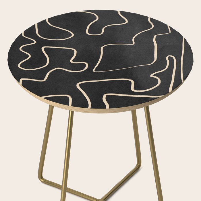 Minimal Abstract Line Art 8 Side Table Gallery Image 2