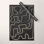 Minimal Abstract Line Art 8 Wrapping Paper Gallery Image 1