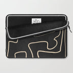 Minimal Abstract Line Art 8 Laptop Sleeve Gallery Image 2