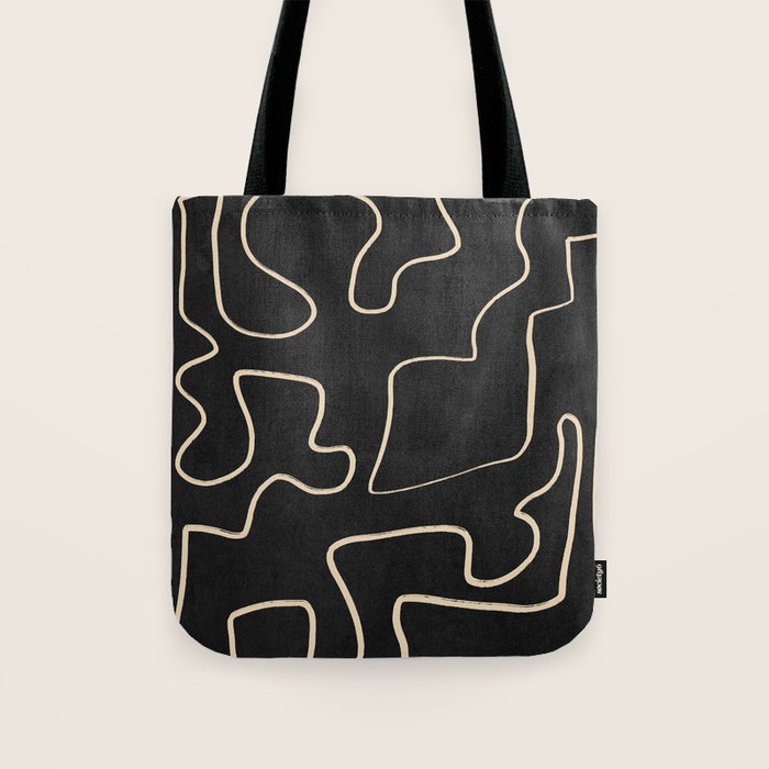 Minimal Abstract Line Art 8 Tote Bag Gallery Image 1