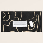 Minimal Abstract Line Art 8 Desk Mat Gallery Image 1