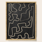 Minimal Abstract Line Art 8 Serving Tray Gallery Image 1