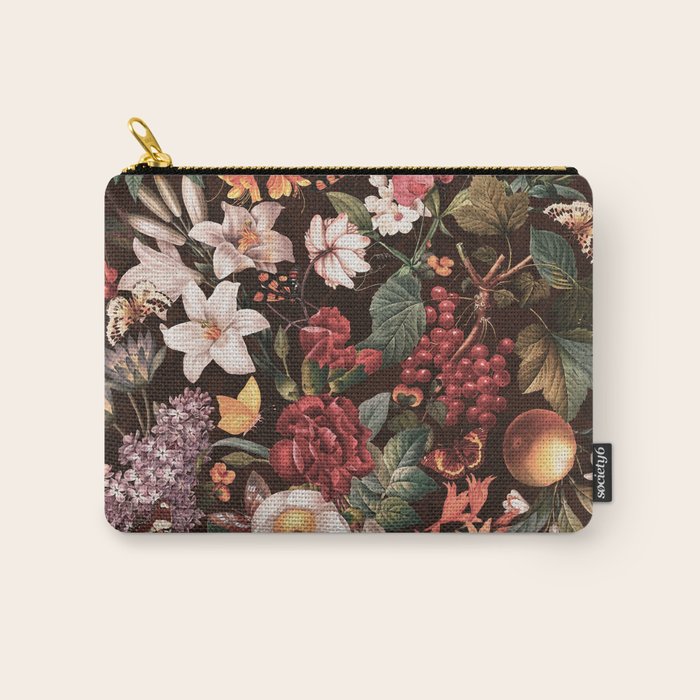 Autumn Winter Flowers VII Carry All Pouch Gallery Image 1