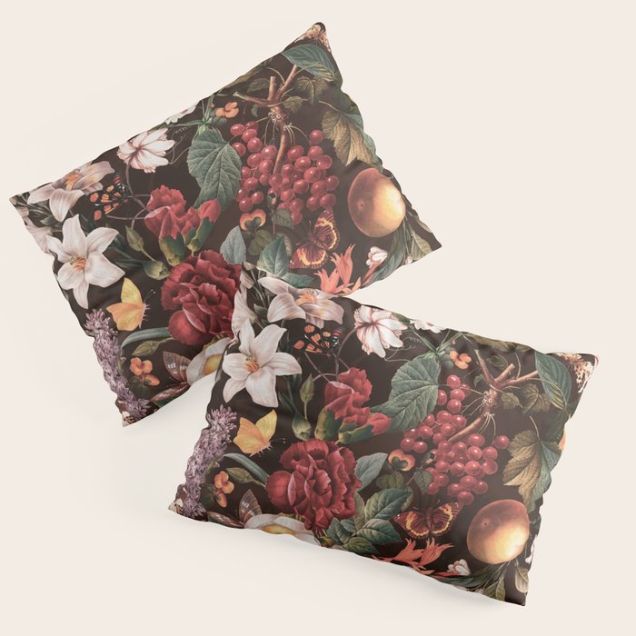 Autumn Winter Flowers VII Pillow Sham Gallery Image 3