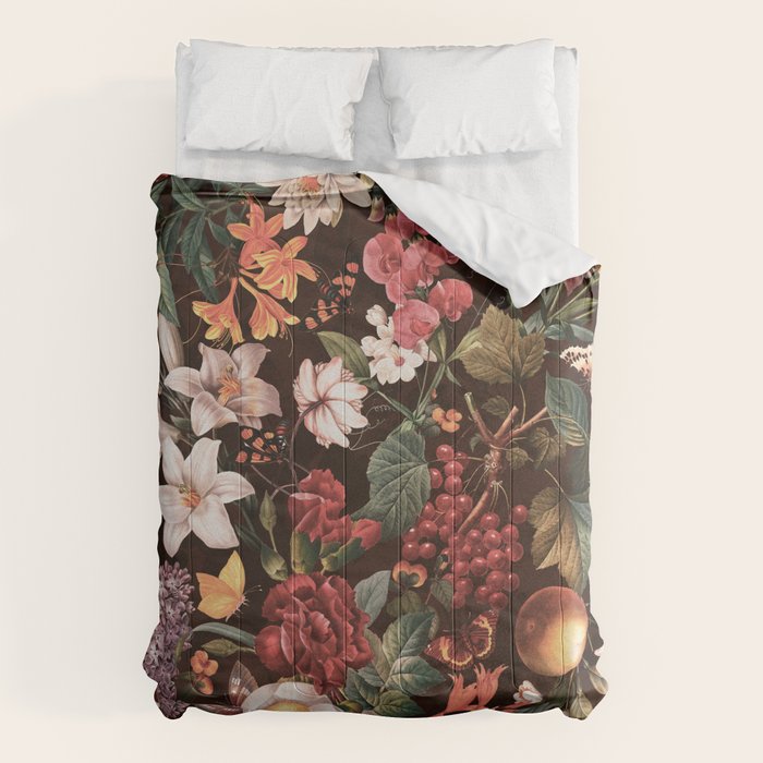 Autumn Winter Flowers VII Comforter Gallery Image 1