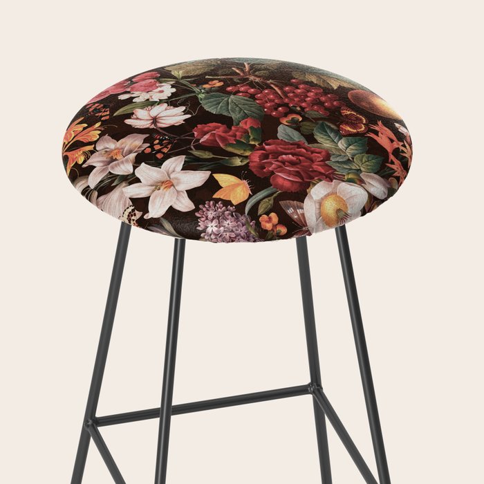Autumn Winter Flowers VII Stool Gallery Image 2