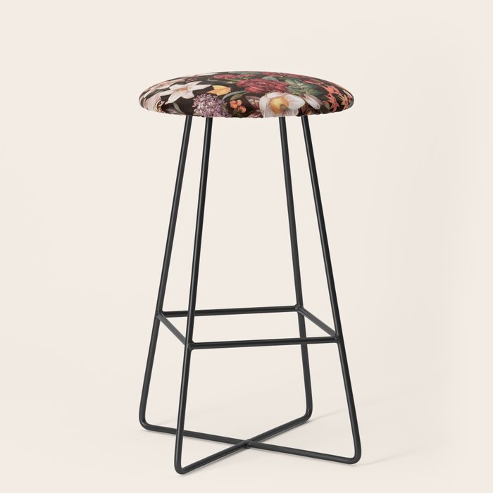 Autumn Winter Flowers VII Stool Gallery Image 1
