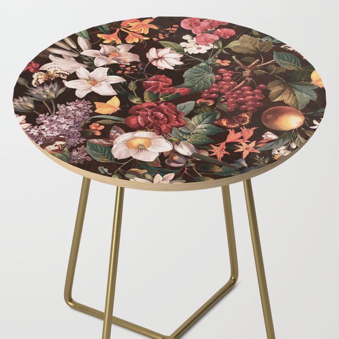 Autumn Winter Flowers VII Side Table Gallery Image 2