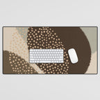 Modern Abstract Shapes #6 Desk Mat Gallery Image 1
