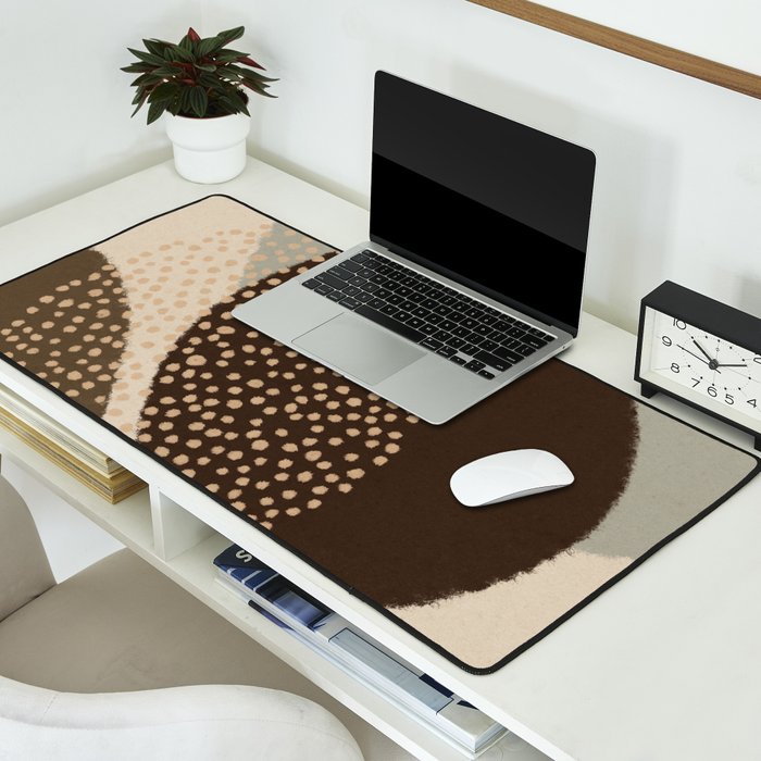 Modern Abstract Shapes #6 Desk Mat Gallery Image 2