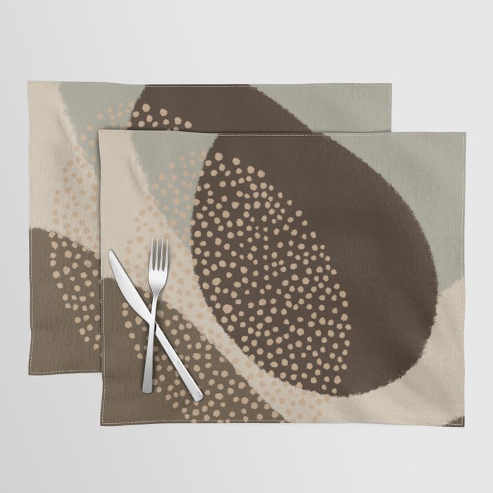 Modern Abstract Shapes #6 Placemat Gallery Image 1