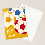 Love This Game - Football Illustration Stationery Card Gallery Image 2