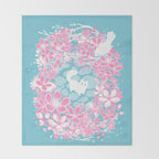 Spring Greeting Throw Blanket Gallery Image 2