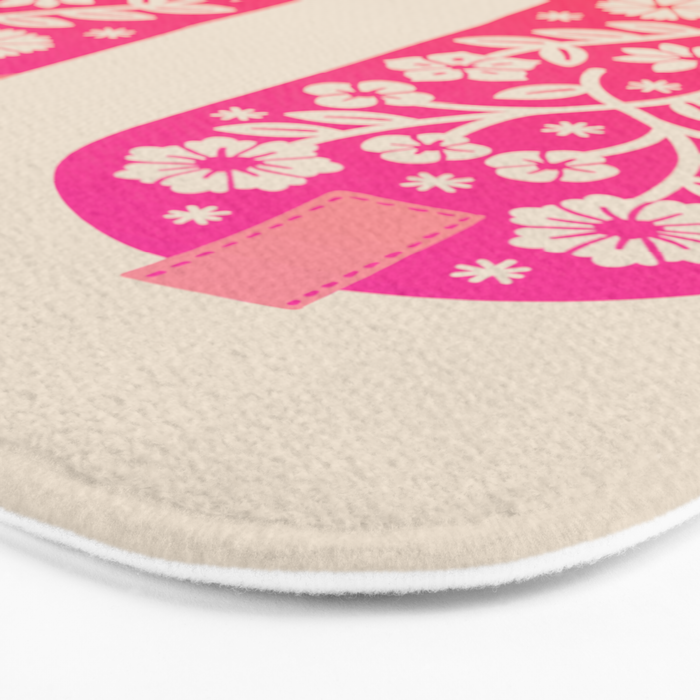 Cowgirl Boots â Hot Pink Ombre Bath Mat Gallery Image 3
