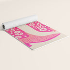 Cowgirl Boots â Hot Pink Ombre Yoga Mat Gallery Image 2