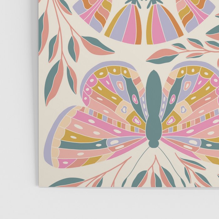 Colorful Butterflies - Art Print Poster Gallery Image 3