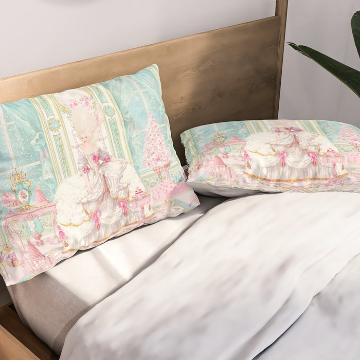 Marie Antoinette, Christmas at Versailles, Paris Pillow Sham Gallery Image 2