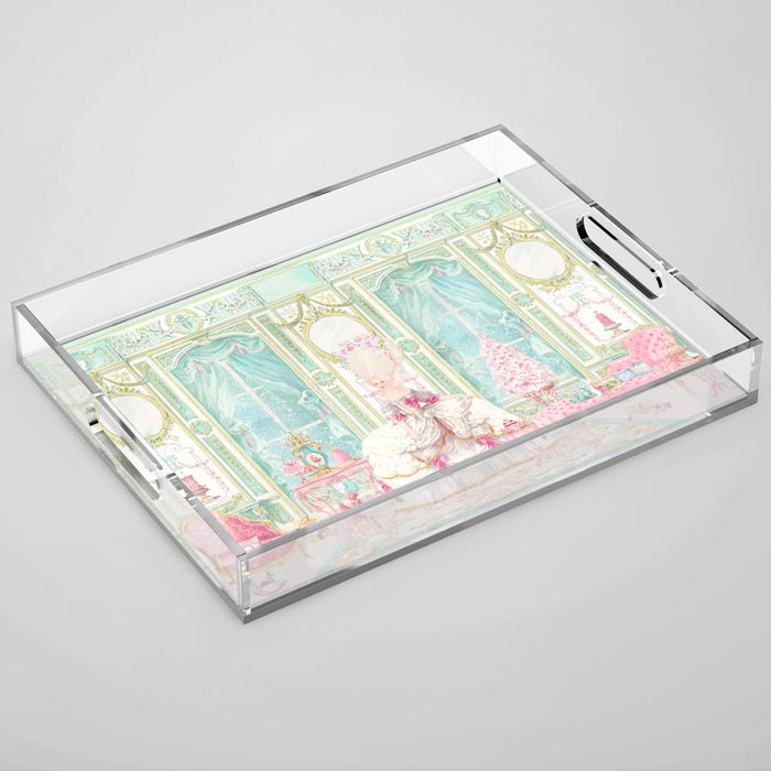 Marie Antoinette, Christmas at Versailles, Paris Acrylic Tray Gallery Image 1