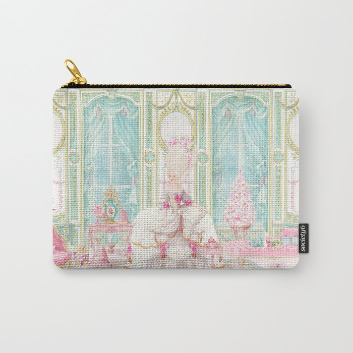 Marie Antoinette, Christmas at Versailles, Paris Carry All Pouch Gallery Image 1