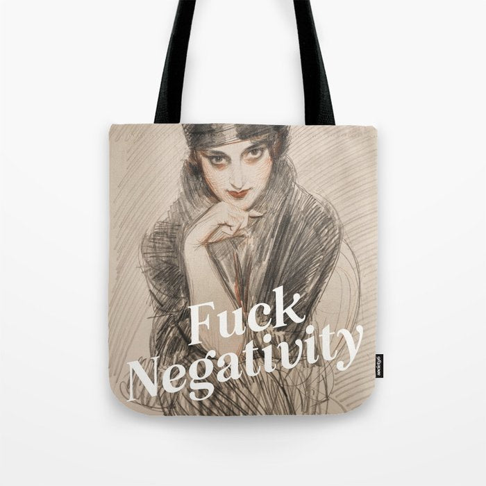 Fuck Negativity Tote Bag Gallery Image 1