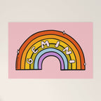 Gemini Rainbow Welcome Mat Gallery Image 1