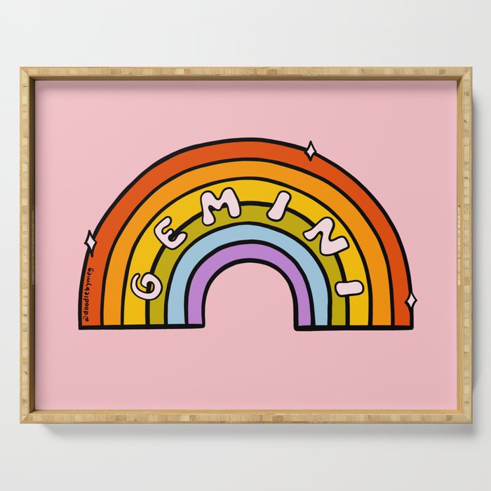 Gemini Rainbow Serving Tray Gallery Image 1