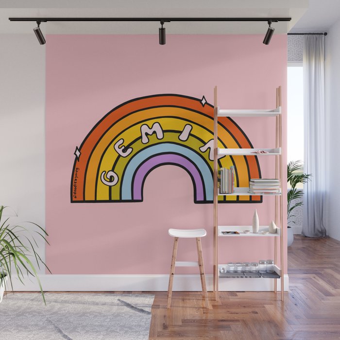 Gemini Rainbow Wall Mural Gallery Image 1