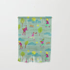 Let's Play Tennis in Soft Green Wall Hanging Gallery Image 1