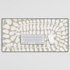 One Hundred-Leaved Plant #3 Desk Mat Gallery Image 1